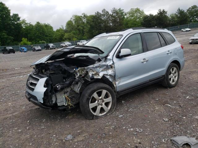 5NMSH13E37H058497 - 2007 HYUNDAI SANTA FE SE SILVER photo 1