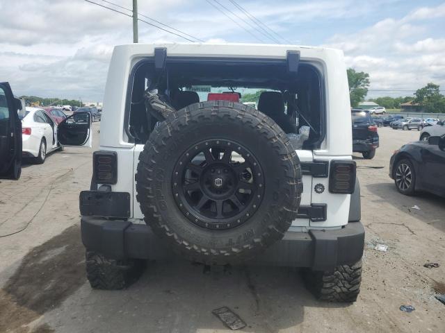 1C4HJWCGXEL221493 - 2014 JEEP WRANGLER RUBICON WHITE photo 6