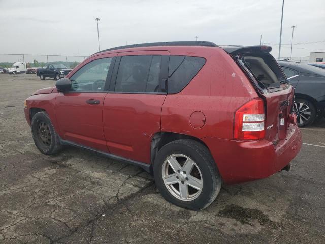 1J8FF47W37D207052 - 2007 JEEP COMPASS RED photo 2