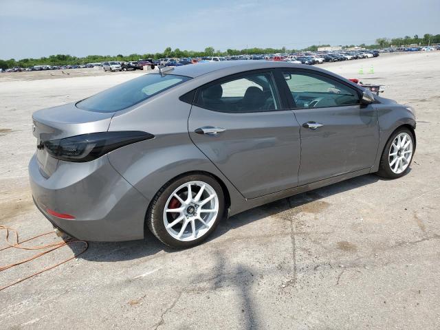 5NPDH4AE7EH474632 - 2014 HYUNDAI ELANTRA SE GRAY photo 3