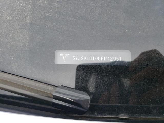 5YJSA1H10EFP42951 - 2014 TESLA MODEL S Күміс фото 12