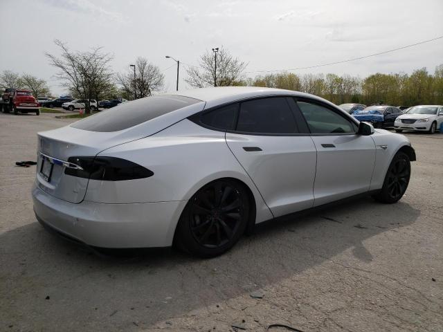 5YJSA1H10EFP42951 - 2014 TESLA MODEL S Күміс фото 3