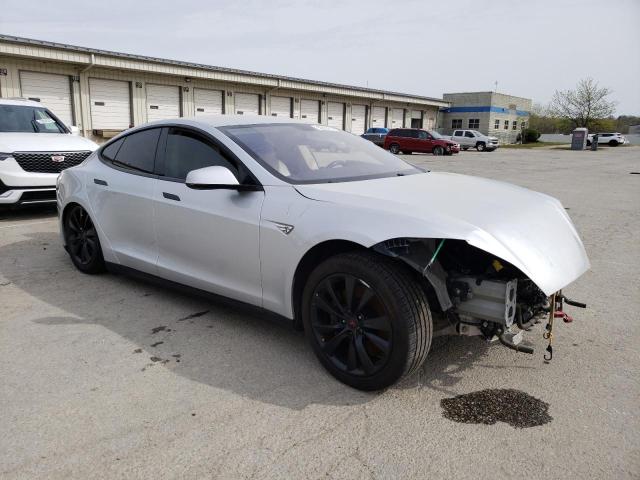 5YJSA1H10EFP42951 - 2014 TESLA MODEL S Күміс фото 4