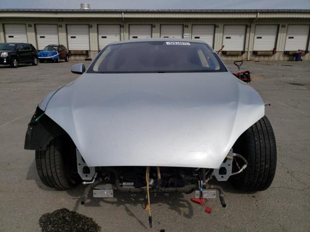 5YJSA1H10EFP42951 - 2014 TESLA MODEL S Күміс фото 5