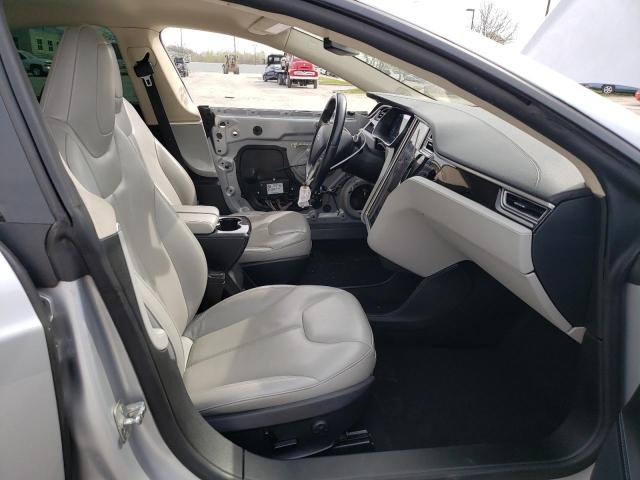 5YJSA1H10EFP42951 - 2014 TESLA MODEL S Күміс фото 7