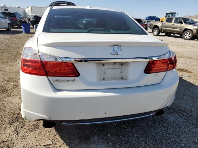 1HGCR3F87DA015579 - 2013 HONDA ACCORD EXL WHITE photo 6