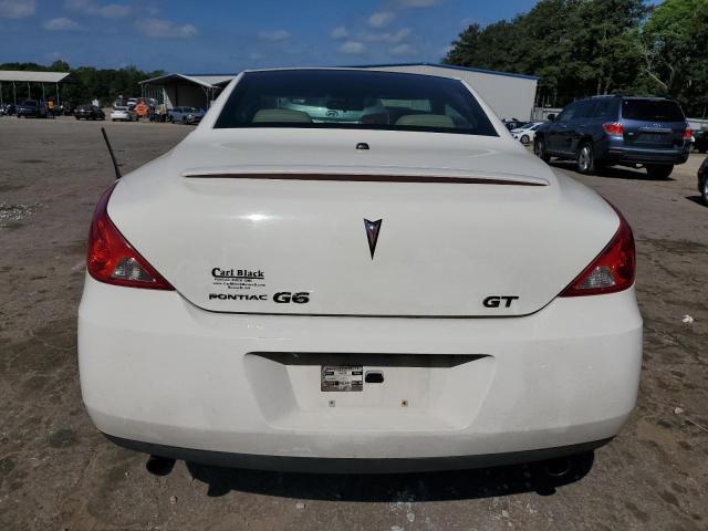 1G2ZH361074265039 - 2007 PONTIAC G6 GT WHITE photo 6