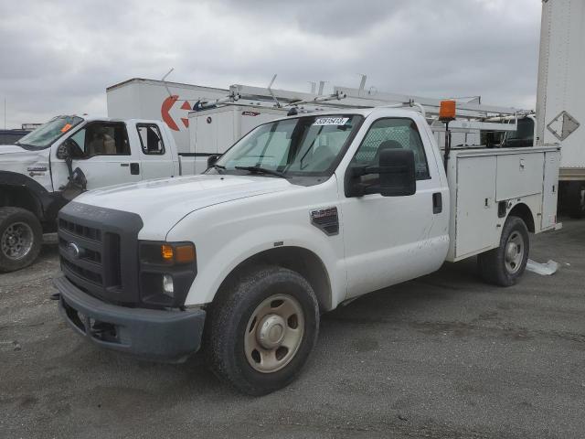 1FDWF30528EC54938 - 2008 FORD F350 SRW SUPER DUTY WHITE photo 2