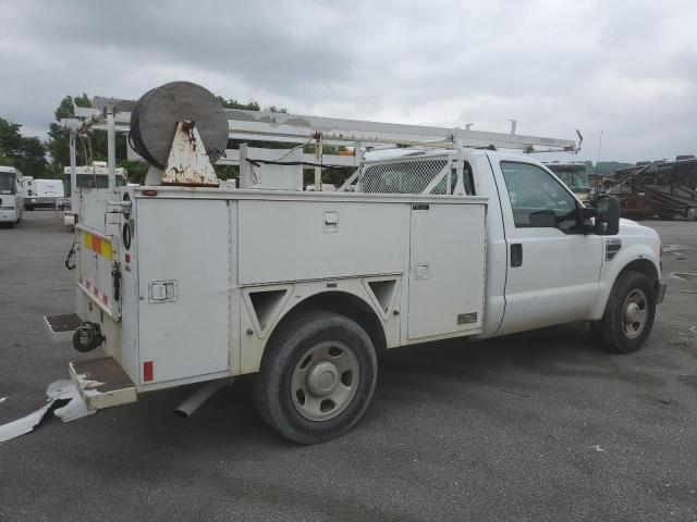 1FDWF30528EC54938 - 2008 FORD F350 SRW SUPER DUTY WHITE photo 4