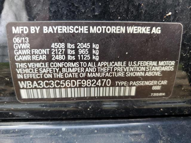 WBA3C3C56DF982470 - 2013 BMW 320 I XDRIVE BLACK photo 12