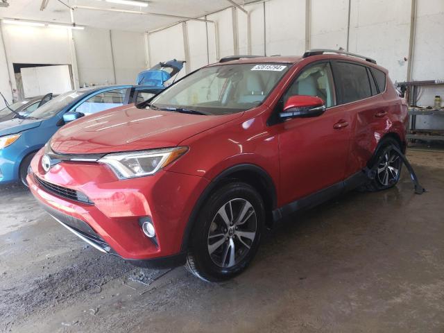 JTMWFREV9HJ104302 - 2017 TOYOTA RAV4 XLE RED photo 1