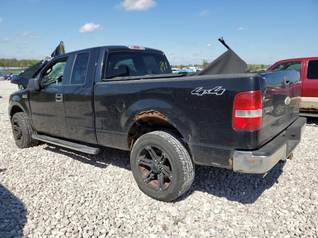 1FTPX14556FB34479 - 2006 FORD F150 BLACK photo 2