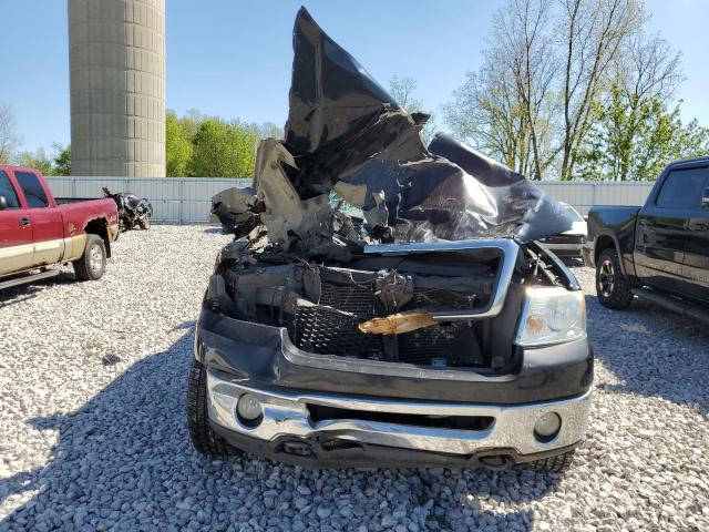 1FTPX14556FB34479 - 2006 FORD F150 BLACK photo 5