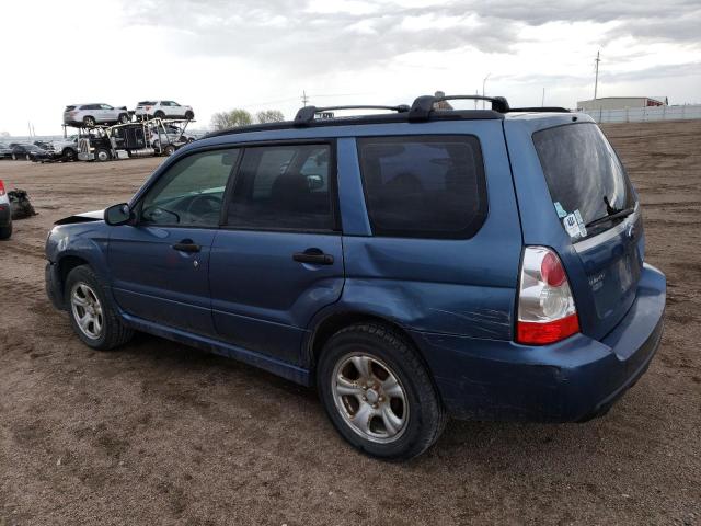 JF1SG63667H722131 - 2007 SUBARU FORESTER 2.5X BLUE photo 2