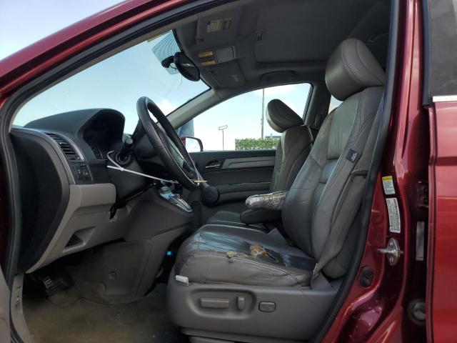 5J6RE48778L046267 - 2008 HONDA CR-V EXL MAROON photo 7