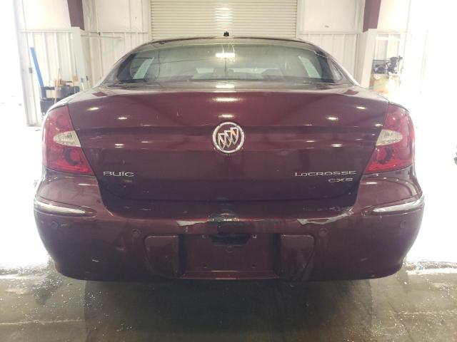 2G4WE587671184820 - 2007 BUICK LACROSSE CXS MAROON photo 6