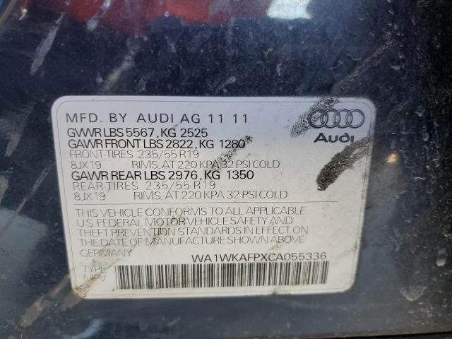 WA1WKAFPXCA055336 - 2012 AUDI Q5 PRESTIGE 蓝色 照片 13