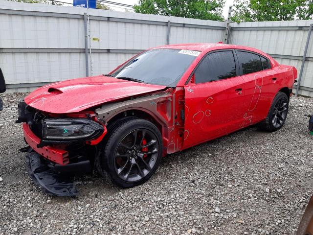 2C3CDXCT1PH569126 - 2023 DODGE CHARGER R/T RED photo 1