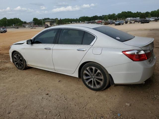 1HGCR2F52FA258140 - 2015 HONDA ACCORD SPORT WHITE photo 2