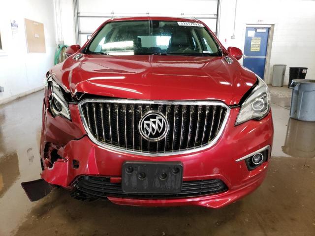 LRBFXESX7HD103867 - 2017 BUICK ENVISION PREMIUM RED photo 5