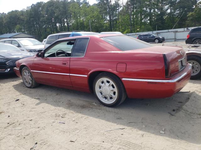 1G6EL12Y1TU619597 - 1996 CADILLAC ELDORADO RED photo 2