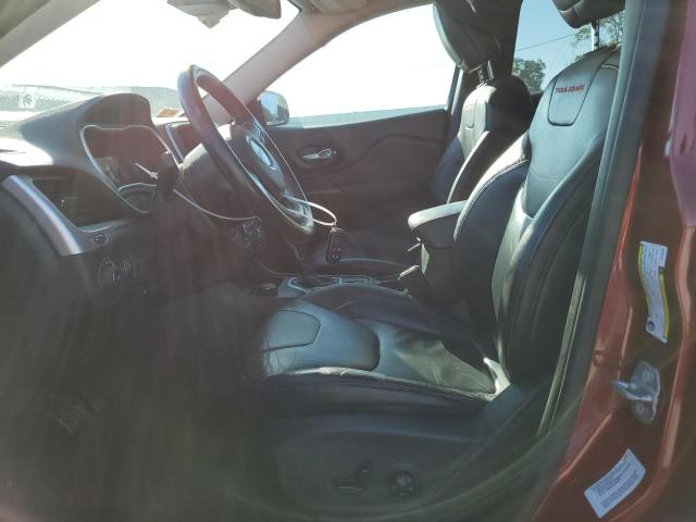 1C4PJMBS3EW255392 - 2014 JEEP CHEROKEE TRAILHAWK BURGUNDY photo 7