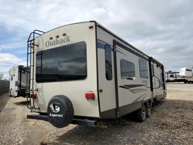 4YDT3162XGB450561 - 2016 KEYSTONE OUTBACK BEIGE photo 4
