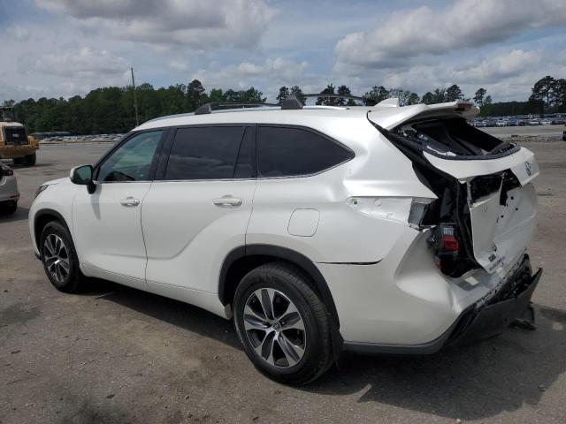 5TDHZRAH2MS059779 - 2021 TOYOTA HIGHLANDER XLE WHITE photo 2