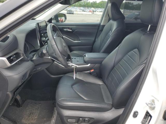 5TDHZRAH2MS059779 - 2021 TOYOTA HIGHLANDER XLE WHITE photo 7