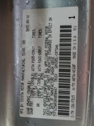 5TFSZ5AN3HX050447 - 2017 TOYOTA TACOMA ACCESS CAB SILVER photo 12