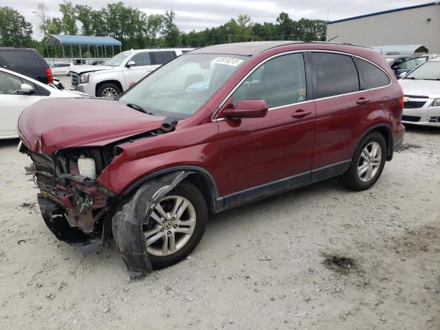 5J6RE3H76BL060727 - 2011 HONDA CR-V EXL RED photo 1