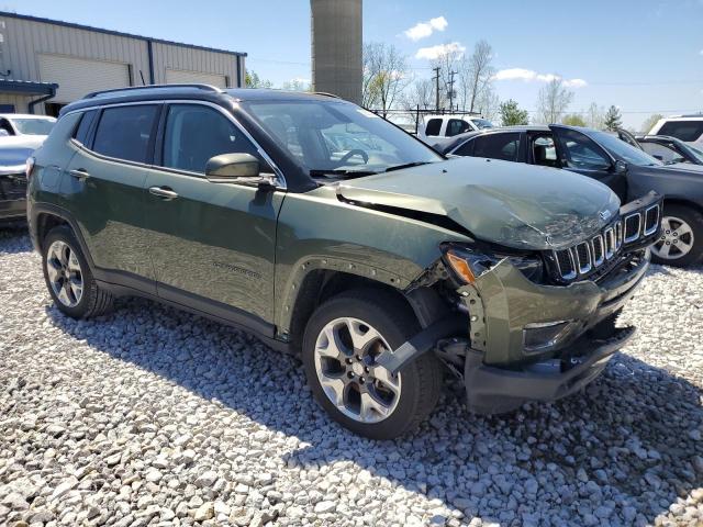 3C4NJDCB2LT221954 - 2020 JEEP COMPASS LIMITED GREEN photo 4