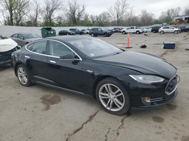 5YJSA1S18EFP40857 - 2014 TESLA MODEL S BLACK photo 4