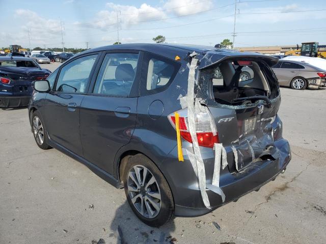 JHMGE8H58DC035144 - 2013 HONDA FIT SPORT GRAY photo 3