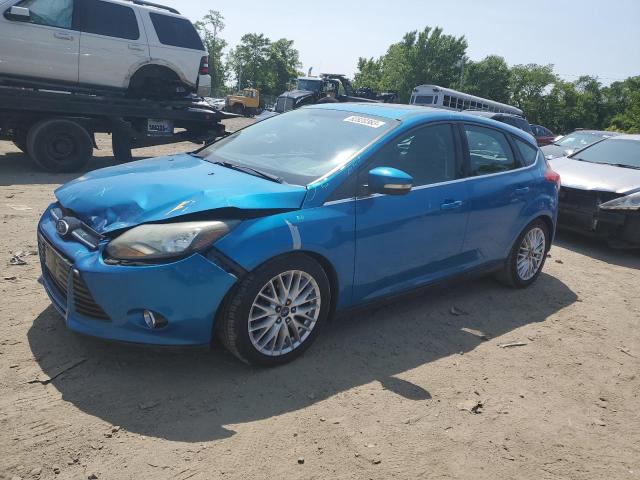 1FADP3N21EL329701 - 2014 FORD FOCUS TITANIUM BLUE photo 1