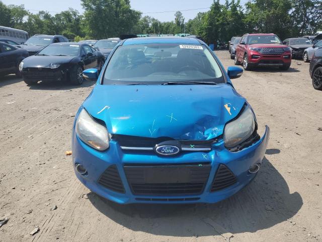 1FADP3N21EL329701 - 2014 FORD FOCUS TITANIUM BLUE photo 5