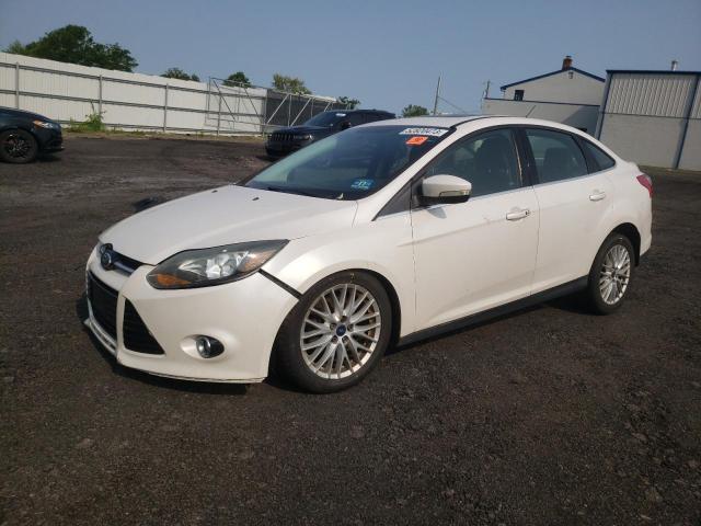 1FADP3J23EL435038 - 2014 FORD FOCUS TITANIUM WHITE photo 1