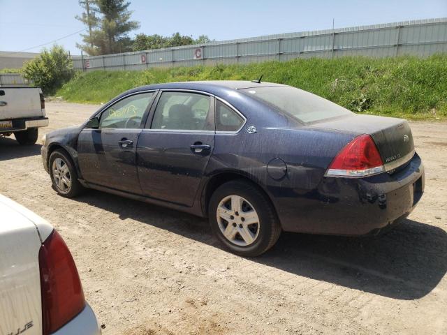 2G1WB58N781275178 - 2008 CHEVROLET IMPALA LS BLUE photo 2