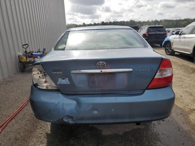 4T1BE32K73U778539 - 2003 TOYOTA CAMRY LE BLUE photo 6