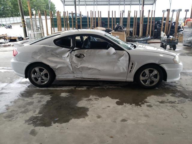 KMHHM65D15U155190 - 2005 HYUNDAI TIBURON WHITE photo 9