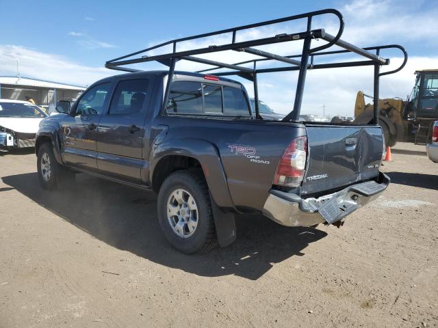 5TFLU4EN2BX010567 - 2011 TOYOTA TACOMA DOUBLE CAB GRAY photo 2