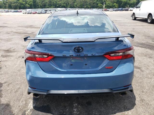 4T1KZ1AK4NU069175 - 2022 TOYOTA CAMRY TRD BLUE photo 6