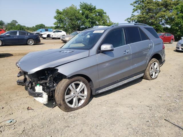 4JGDA5HB3FA522458 - 2015 MERCEDES-BENZ ML 350 4MATIC GRAY photo 1