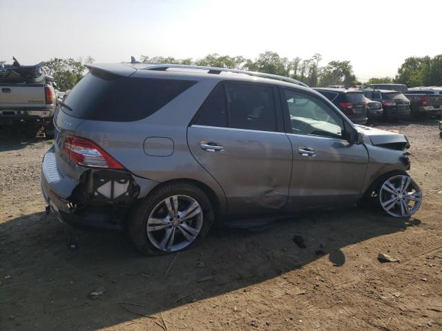 4JGDA5HB3FA522458 - 2015 MERCEDES-BENZ ML 350 4MATIC GRAY photo 3
