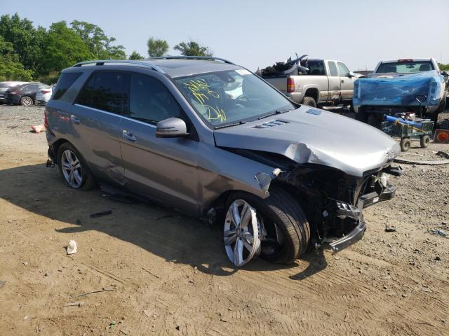 4JGDA5HB3FA522458 - 2015 MERCEDES-BENZ ML 350 4MATIC GRAY photo 4