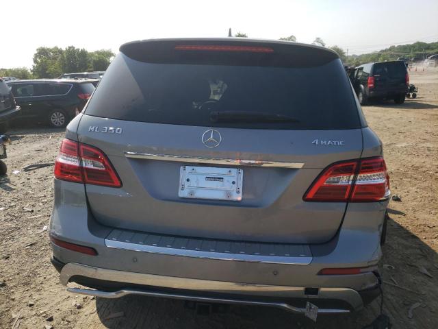 4JGDA5HB3FA522458 - 2015 MERCEDES-BENZ ML 350 4MATIC GRAY photo 6