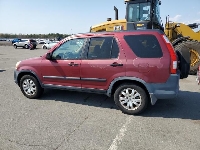 SHSRD78816U445025 - 2006 HONDA CR-V EX MAROON photo 2