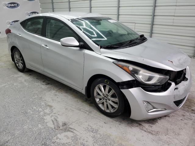 KMHDH4AE5FU355528 - 2015 HYUNDAI ELANTRA SE SILVER photo 4