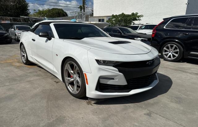 1G1FH3D74N0105829 - 2022 CHEVROLET CAMARO SS WHITE photo 1