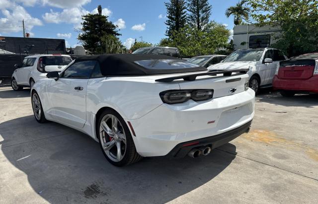 1G1FH3D74N0105829 - 2022 CHEVROLET CAMARO SS WHITE photo 3